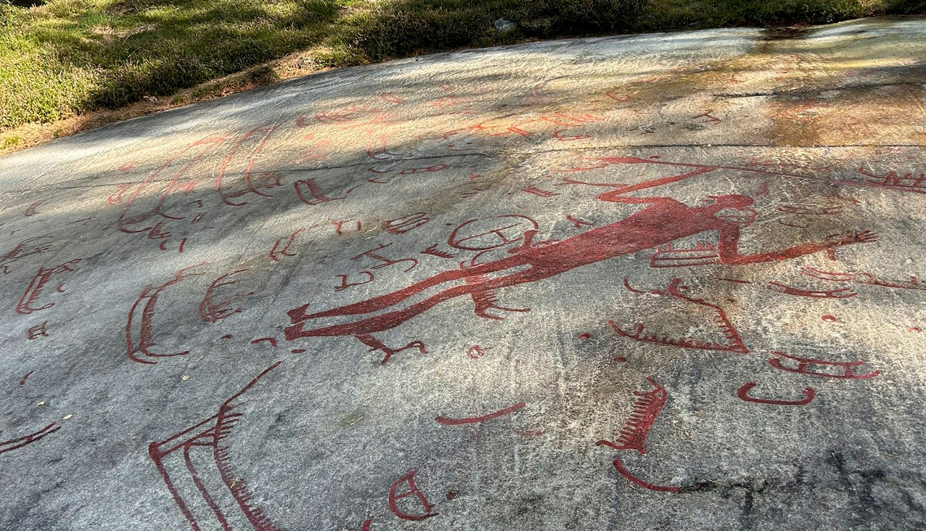 The spear god at Litsleby.