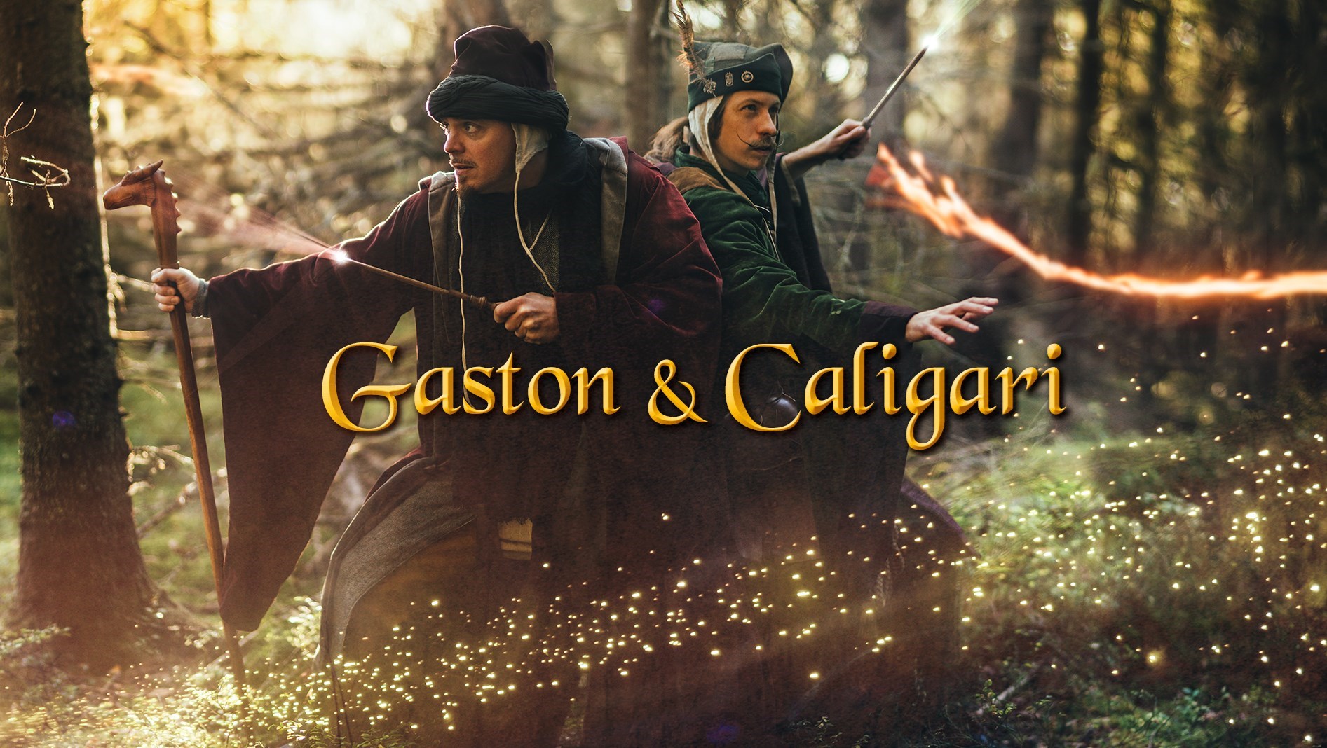 Magikerna Gaston och Caligari.