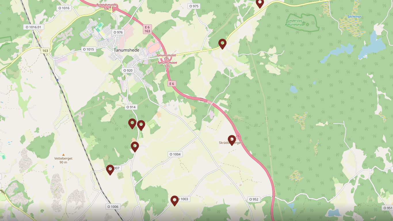 map of destinations on the world heritage website