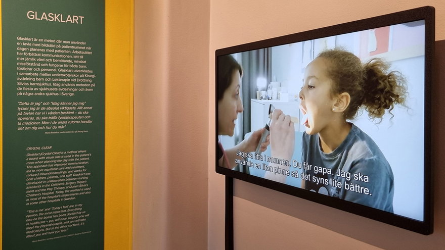 Ur utställningen Sjuka barn